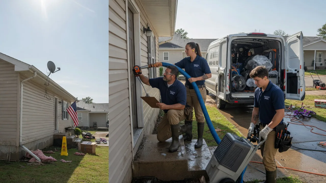 Ceiling Water Damage Restoration in Speedwell, VA near me